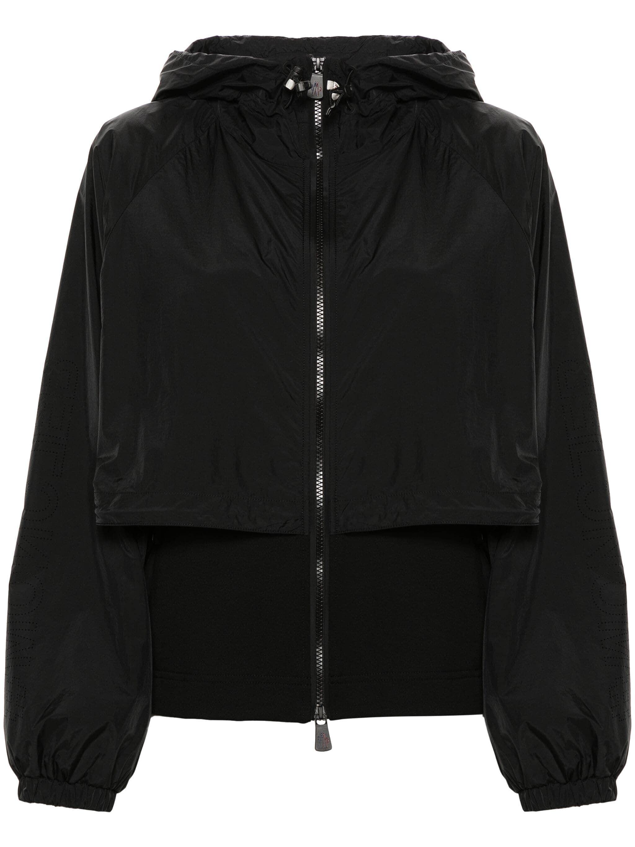 layered hooded jacket - 1