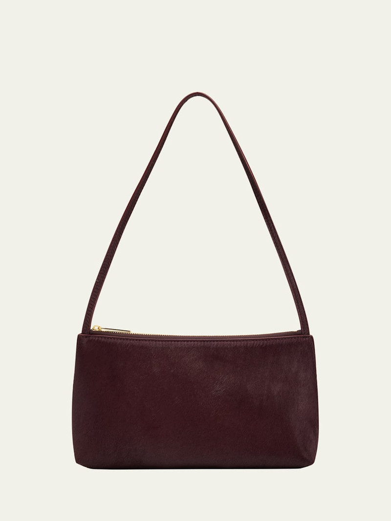 Gaia Animal-Print Calf Hair Shoulder Bag 1