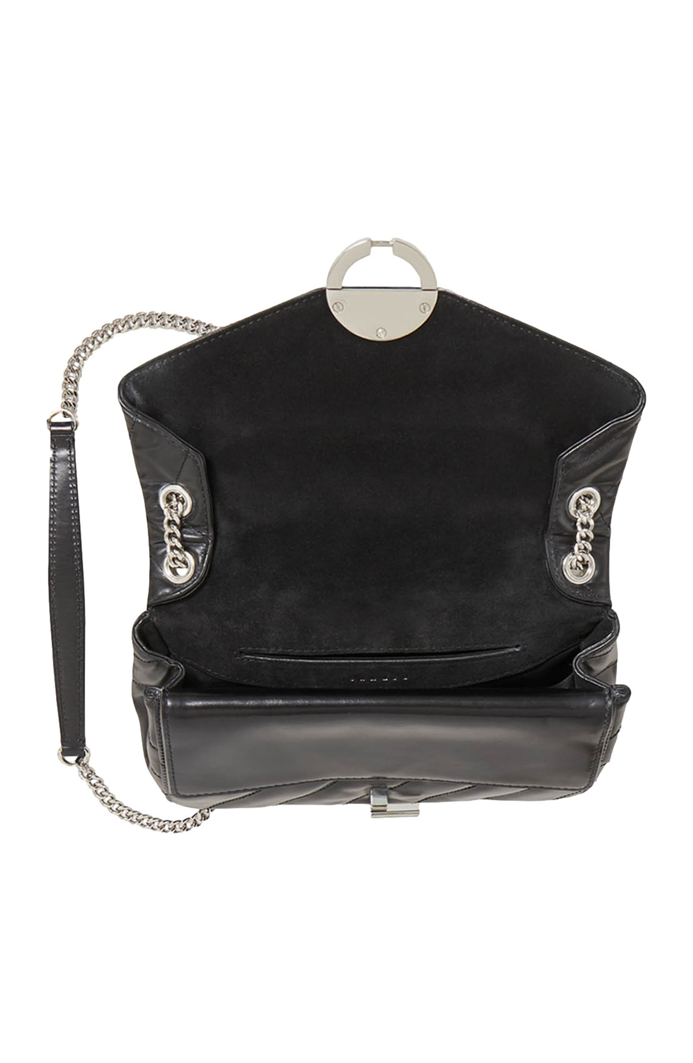 SANDRO Yza bag in certified leather in Black at Nordstrom - 4