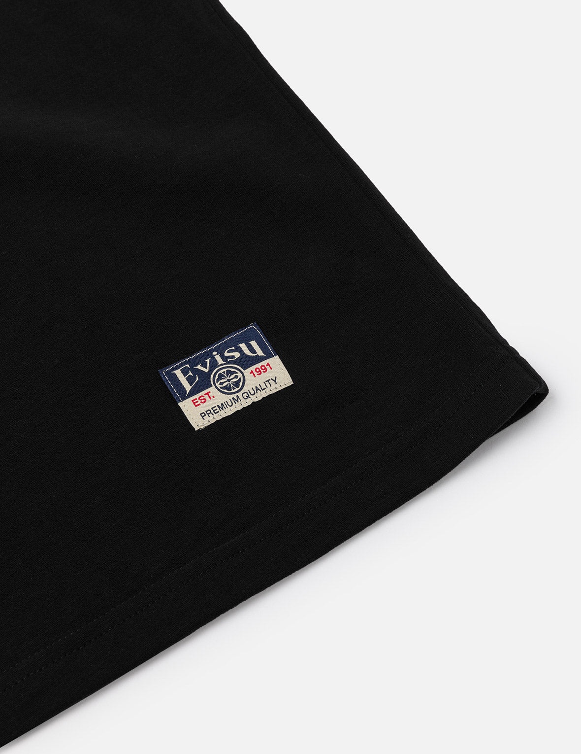 Cloud Print and Logo Sashiko Embroidery Relax Fit T-shirt - 5