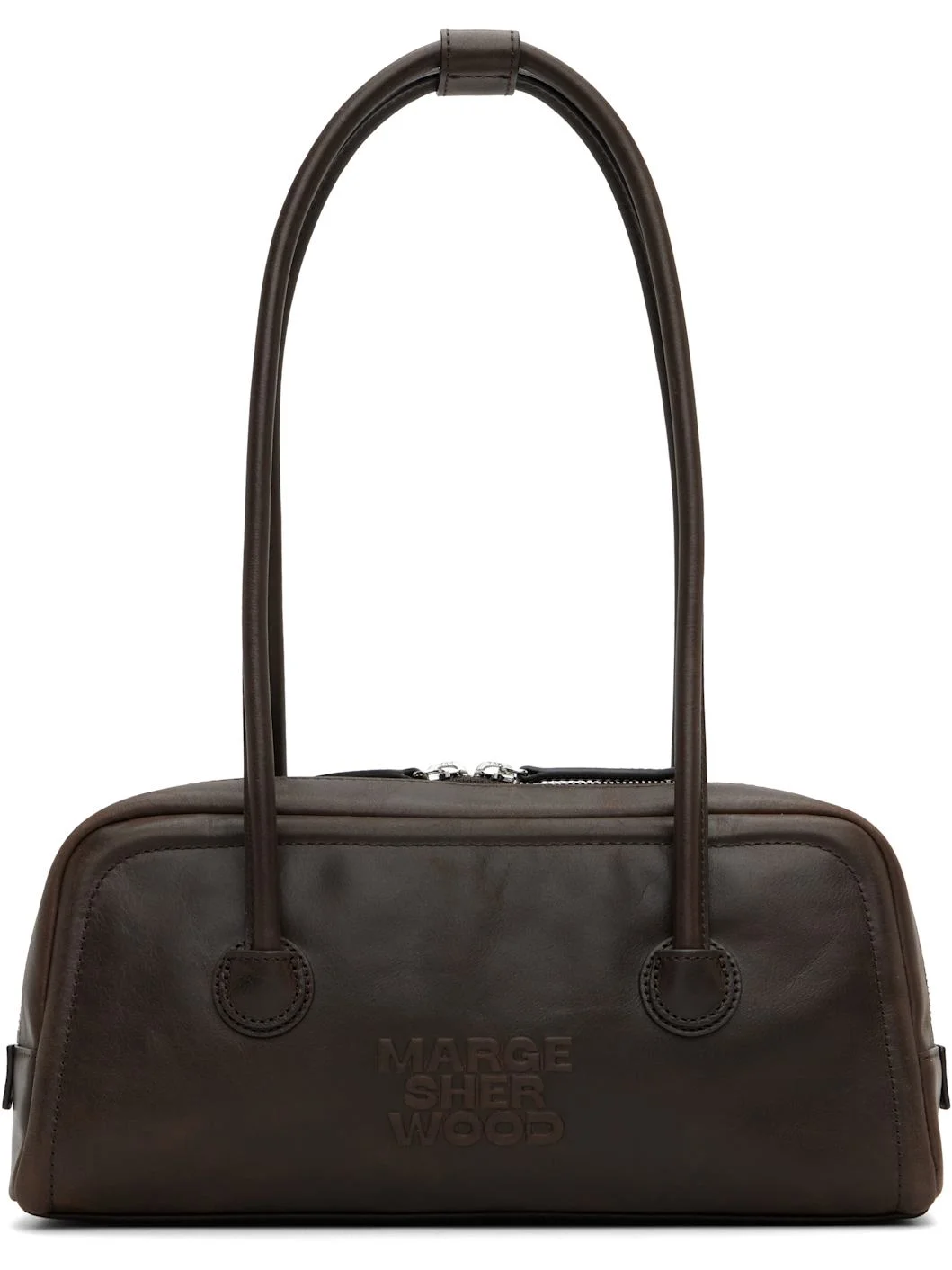 Brown Soft Boston EW Bag - 1