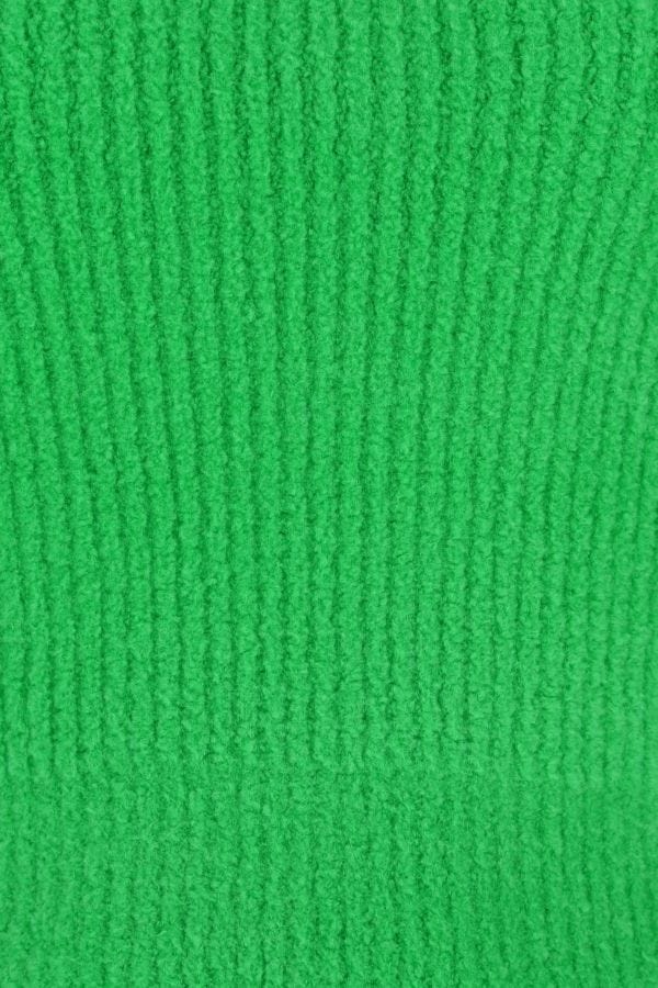 Green stretch wool blend sweater - 3