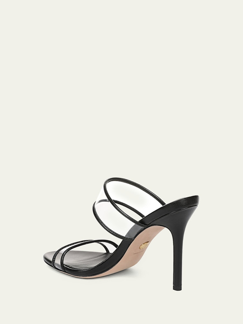 VERONICA BEARD 95mm Asha Leather Piping Jelly Sandals outlook