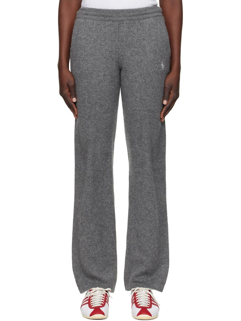 Gray 'SRC' Cashmere Trousers 1