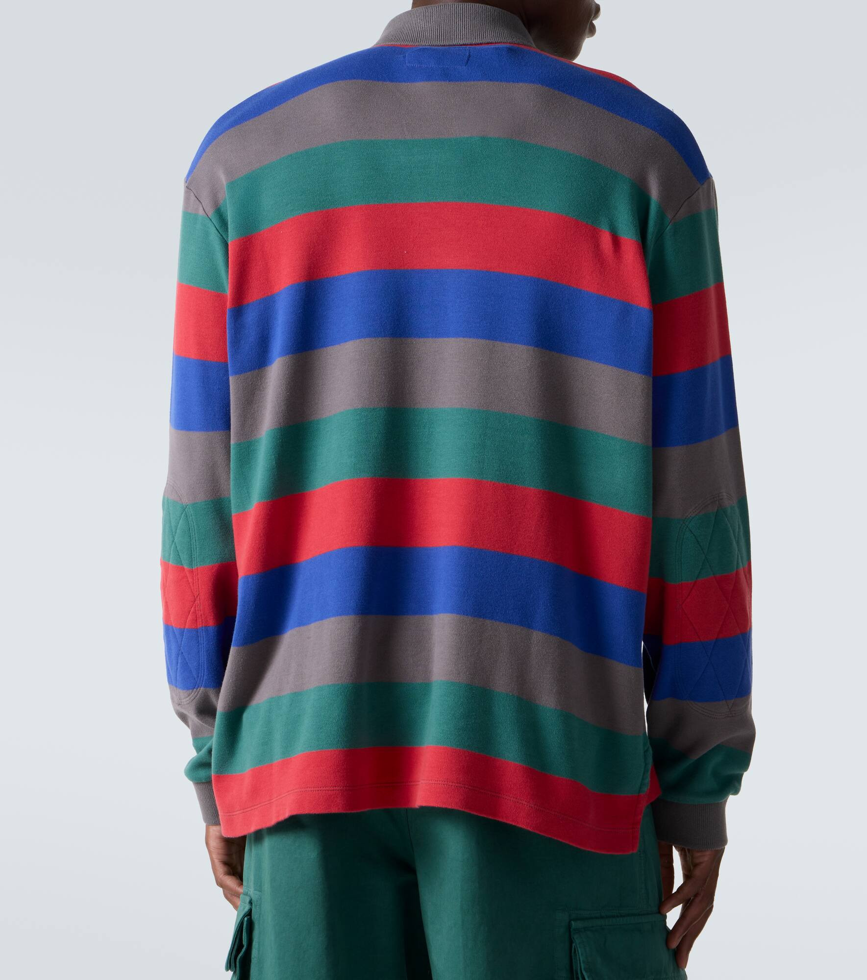 Striped cotton polo shirt - 4