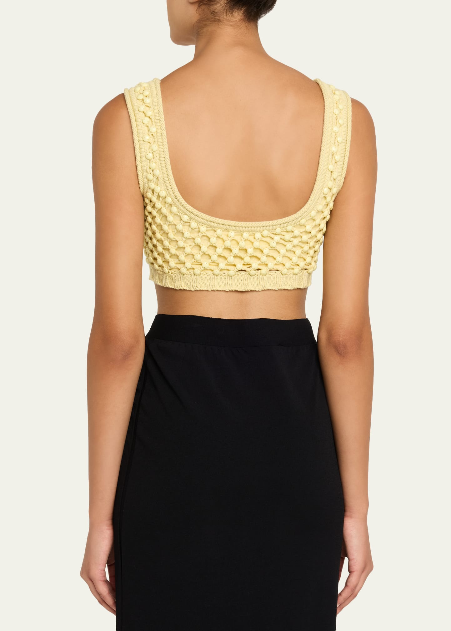 Lady Embellished Knit Bralette - 3
