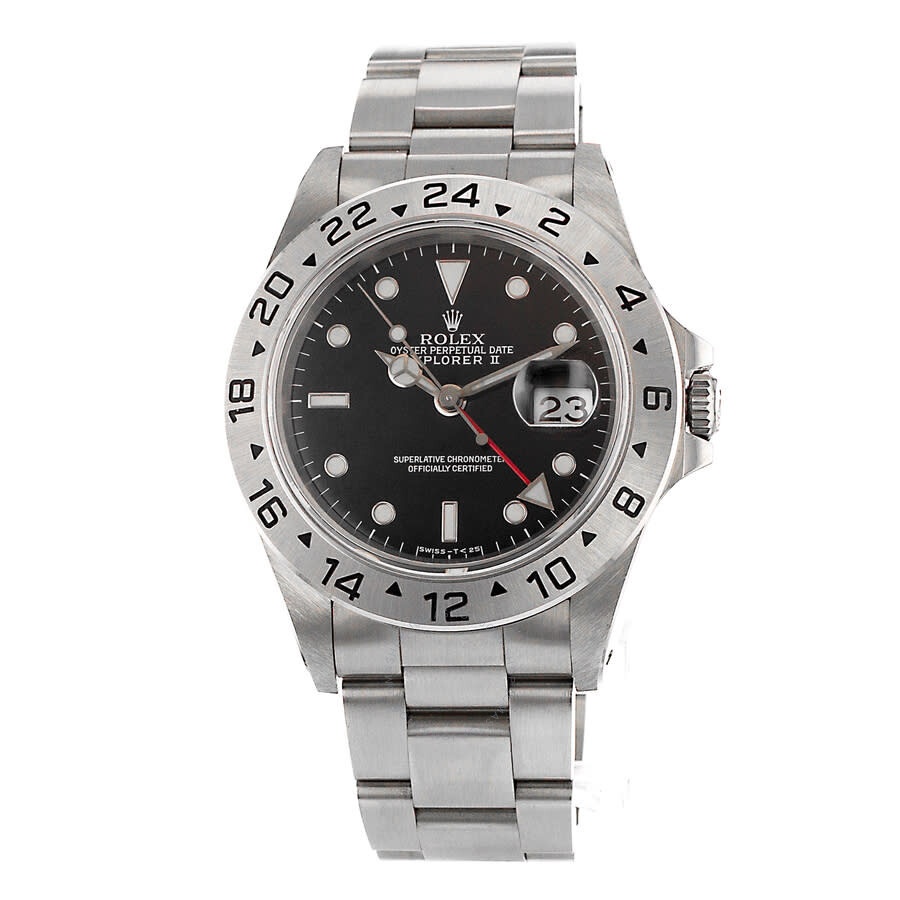 Pre-owned Rolex Explorer II Automatic Black Dial Men's Watch 16570 BKSO - 3