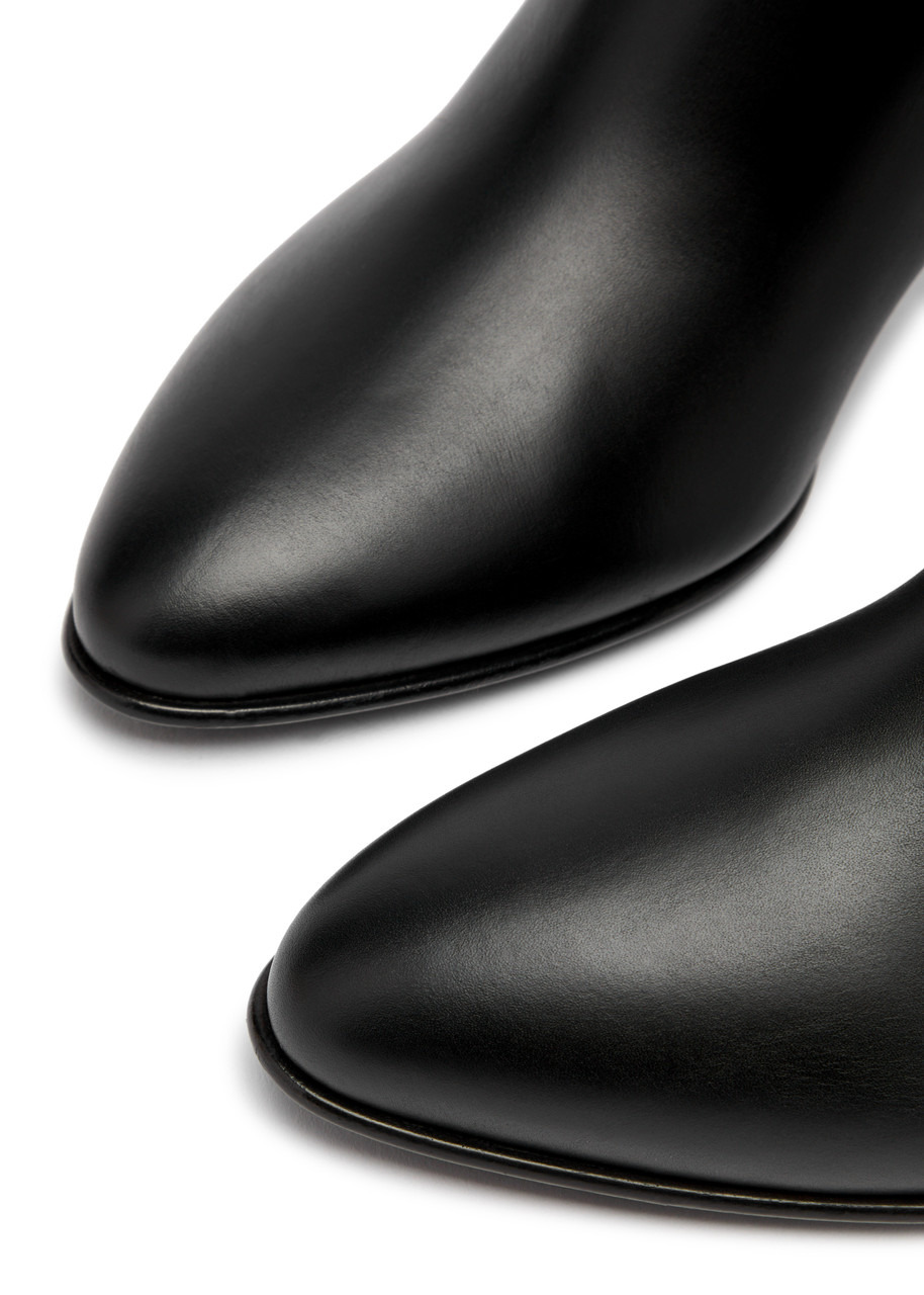 Valentino Garavani 75 Vlogo Leather Ankle Boots - 3