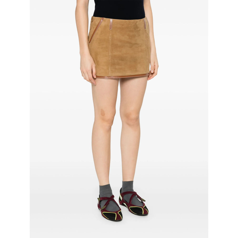 Miu Miu Brown Skirts - Straight Skirts Women - 4