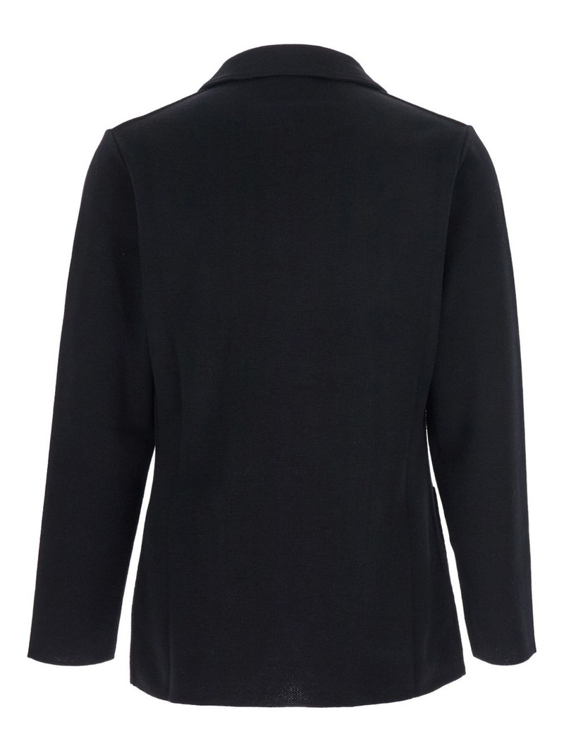 LARDINI knitted two-button blazer outlook