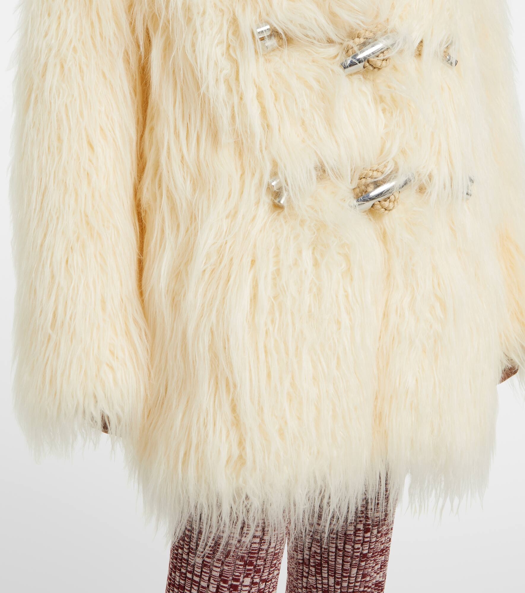 Faux shearling jacket - 5