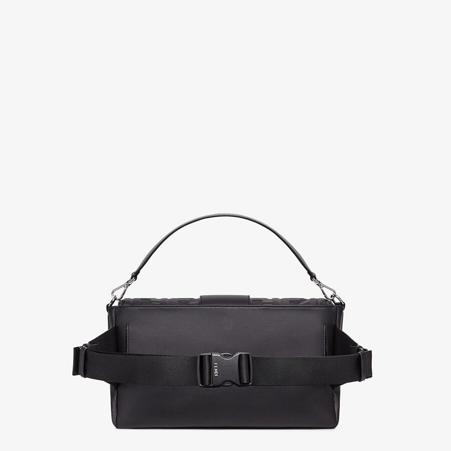 Black nappa leather bag - 3