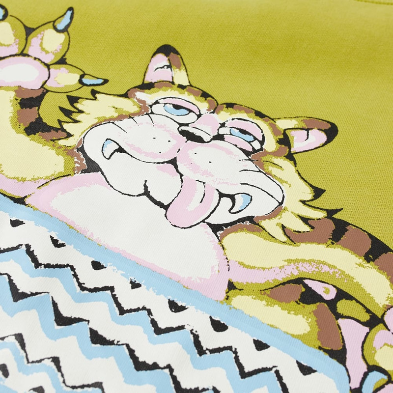 BRAIN DEAD Brain Dead Relaxed Cat Crew Sweat outlook