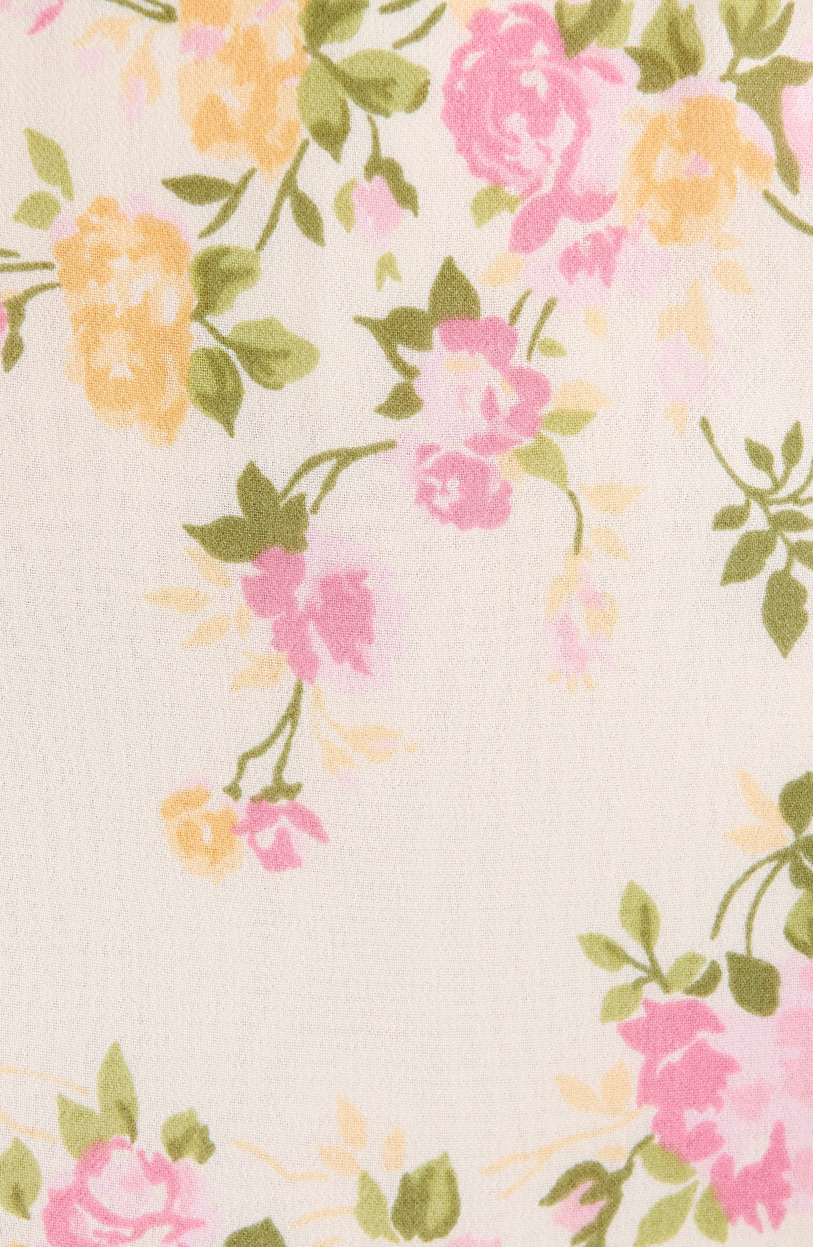 Reformation Irisa Floral Trumpet Dress in Posy at Nordstrom - 6