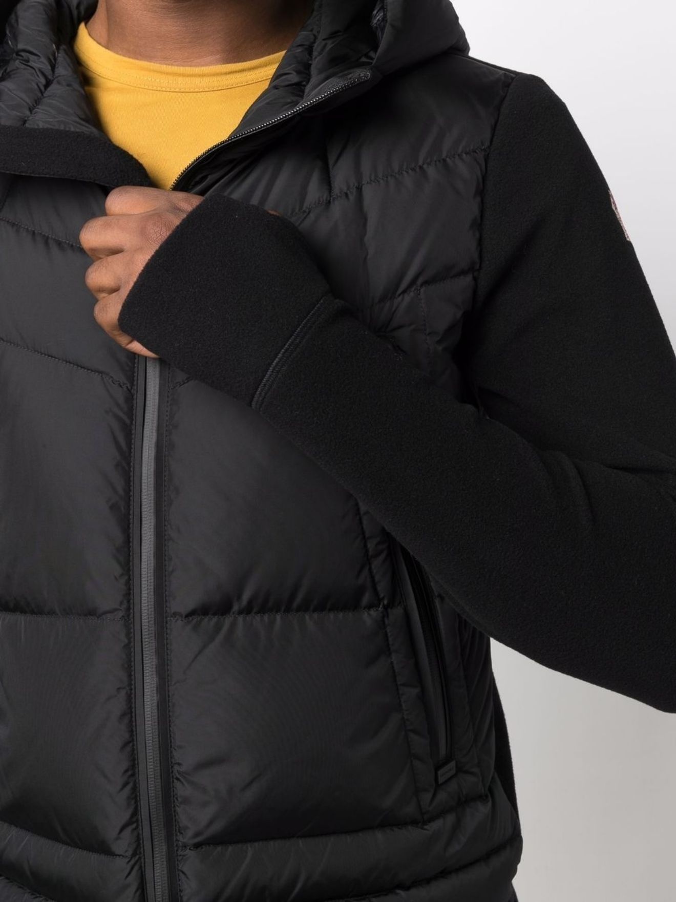 panelled padded jacket - 5