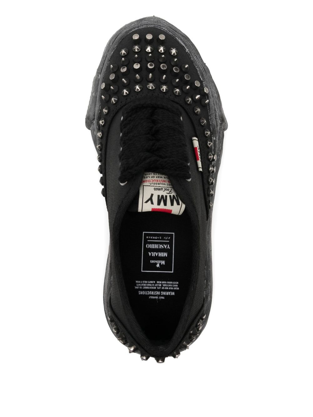 stud low-top trainers - 4