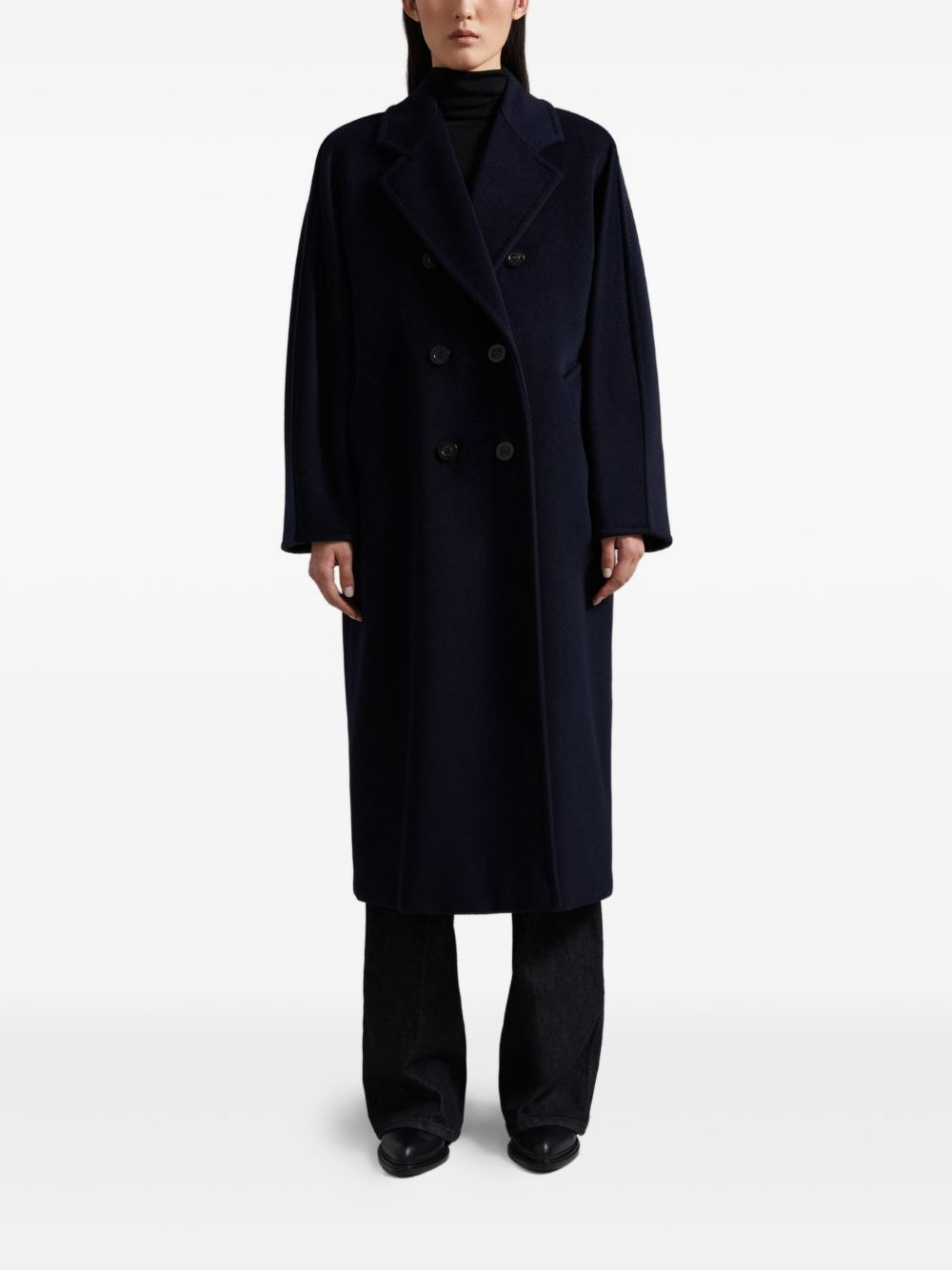 double-breasted buttoned coat - 2