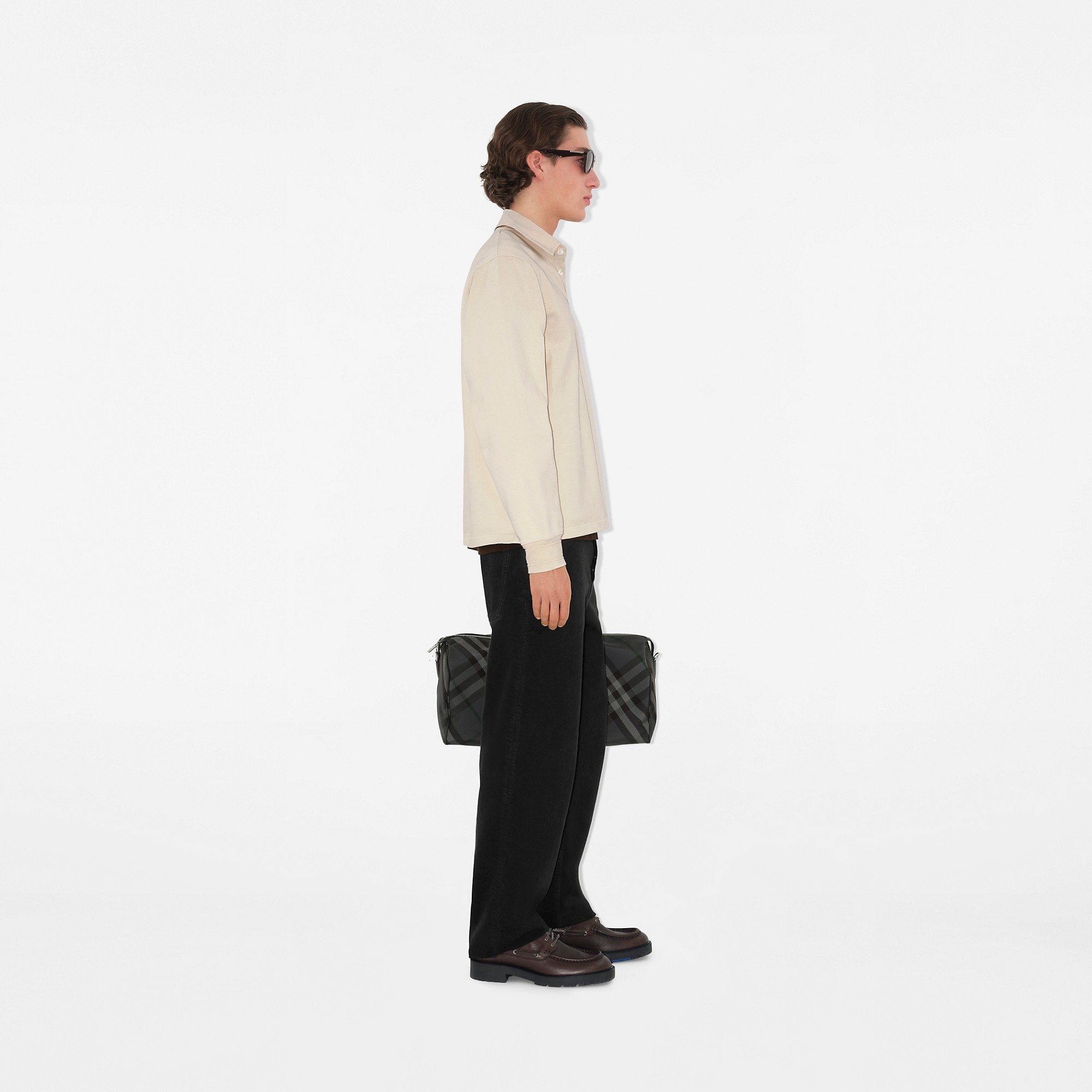 Long-sleeve Cotton Polo Shirt - 3