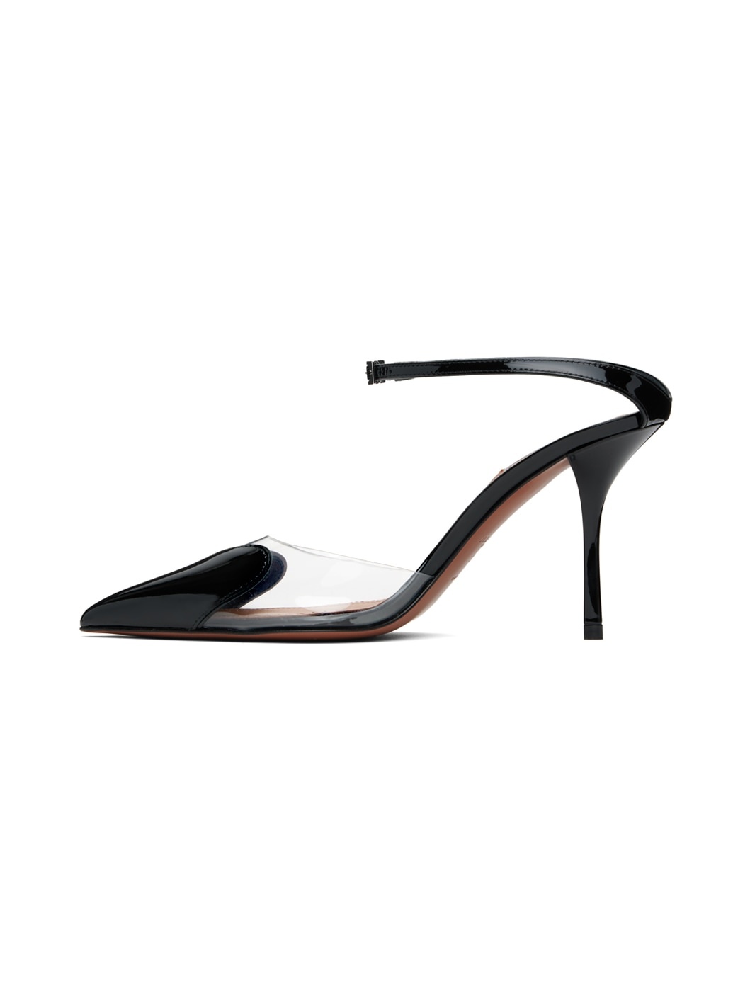 Black 'Le Cœur' 90 Heels - 3