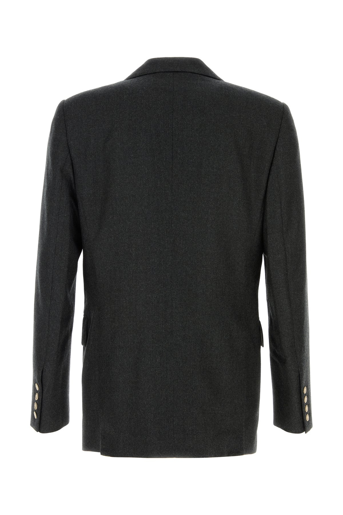 Charcoal wool blend Captain blazer - 2