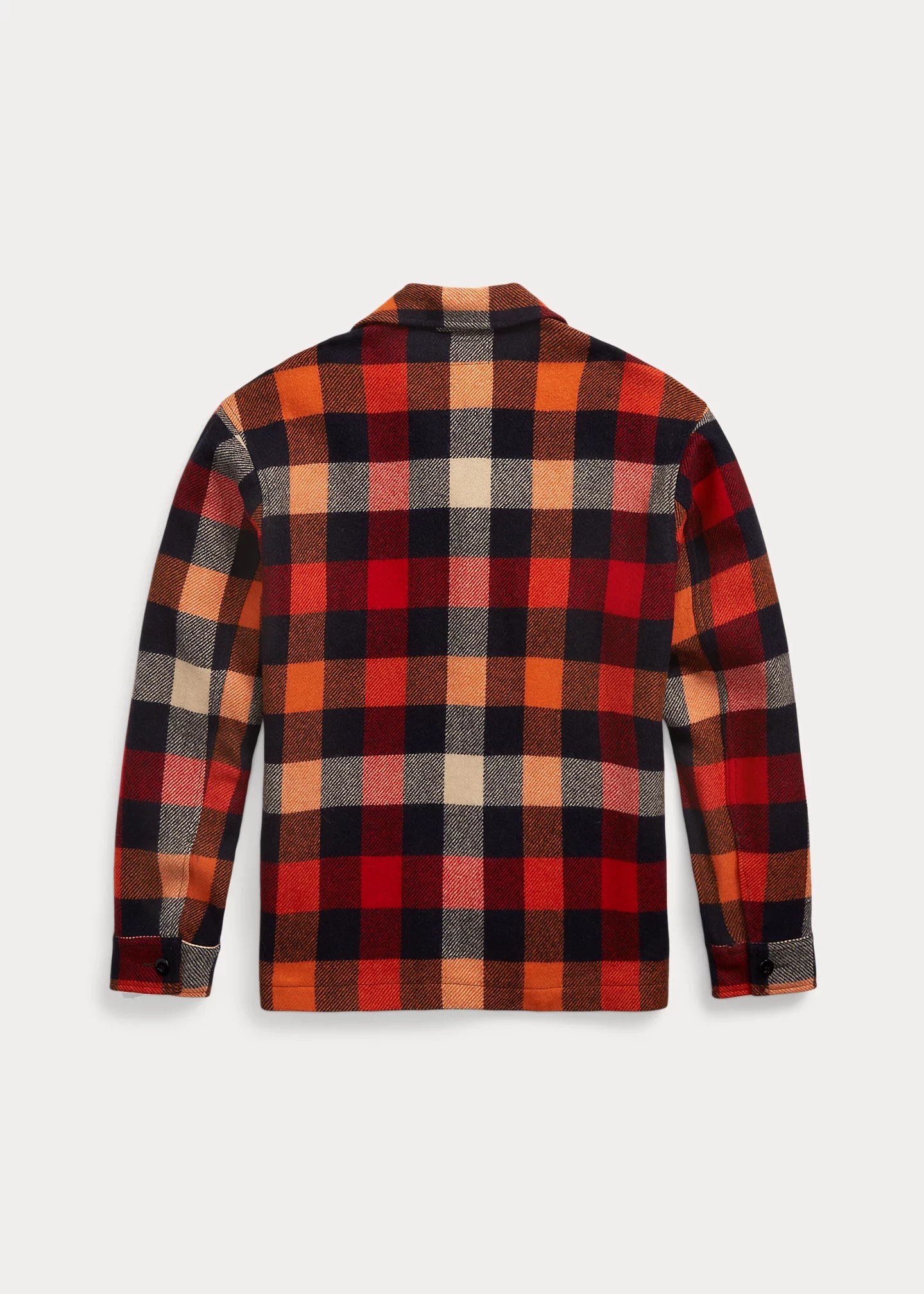 Plaid Wool Shirt Jacket - 2