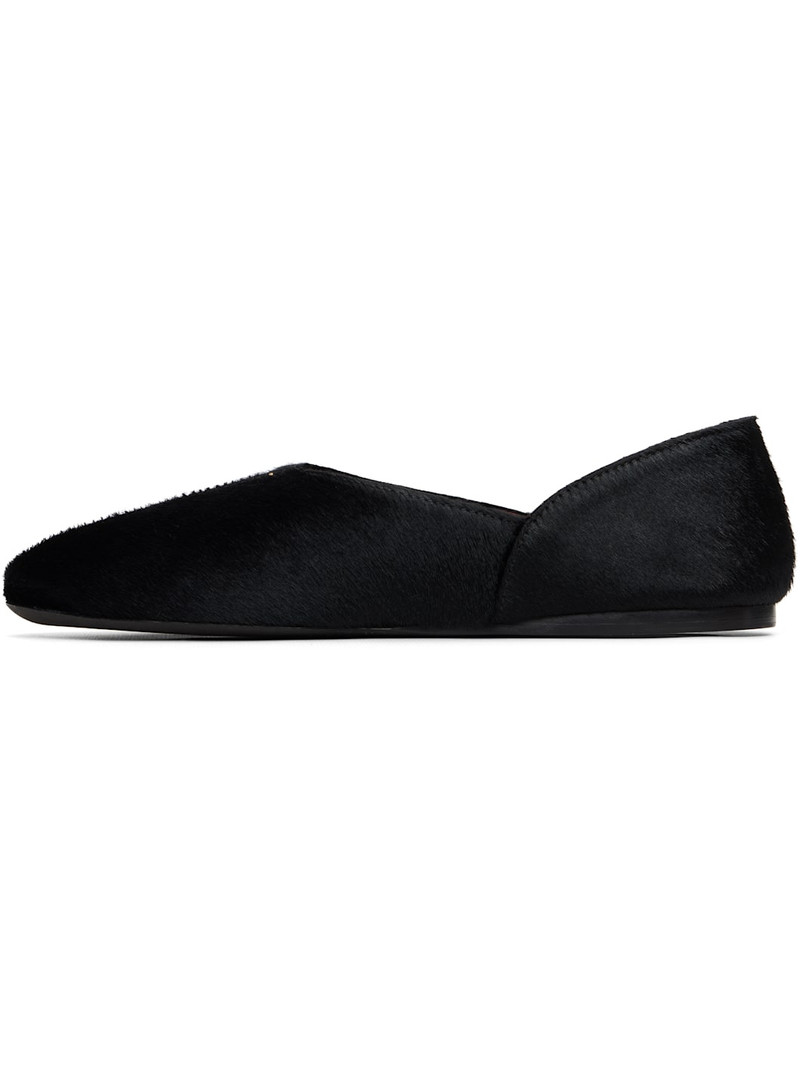 KHAITE Black Jane Ballerina Flats outlook
