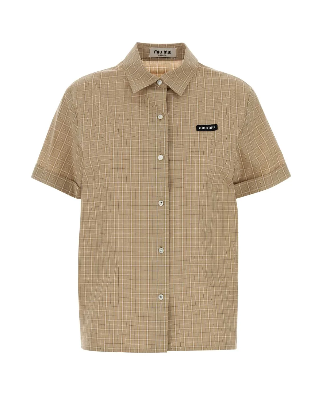 Embroidered Poplin Shirt - 1