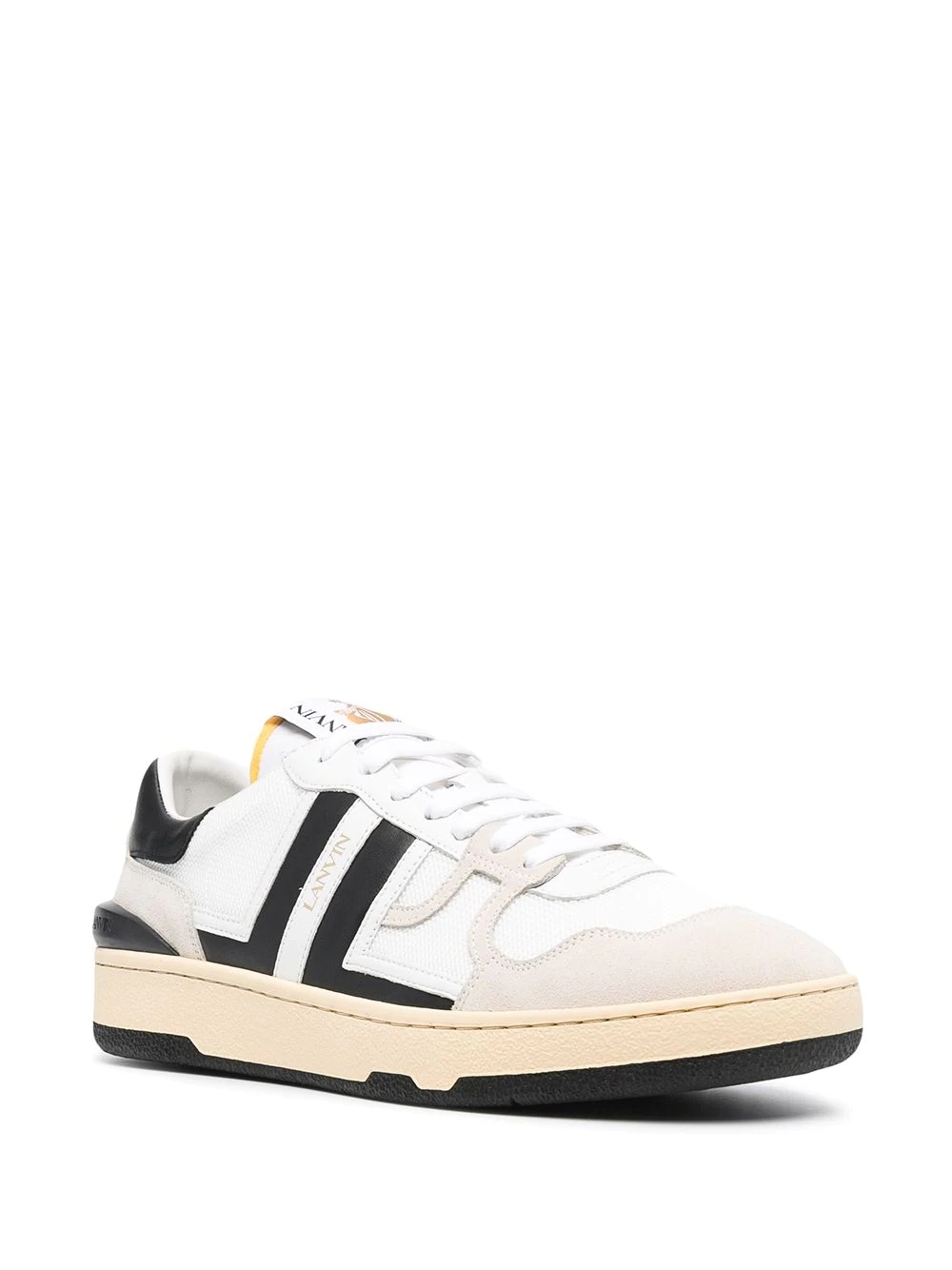 panelled low-top sneakers - 2