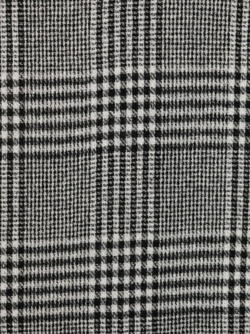 Faliero Sarti plaid-pattern frayed-edge scarf outlook