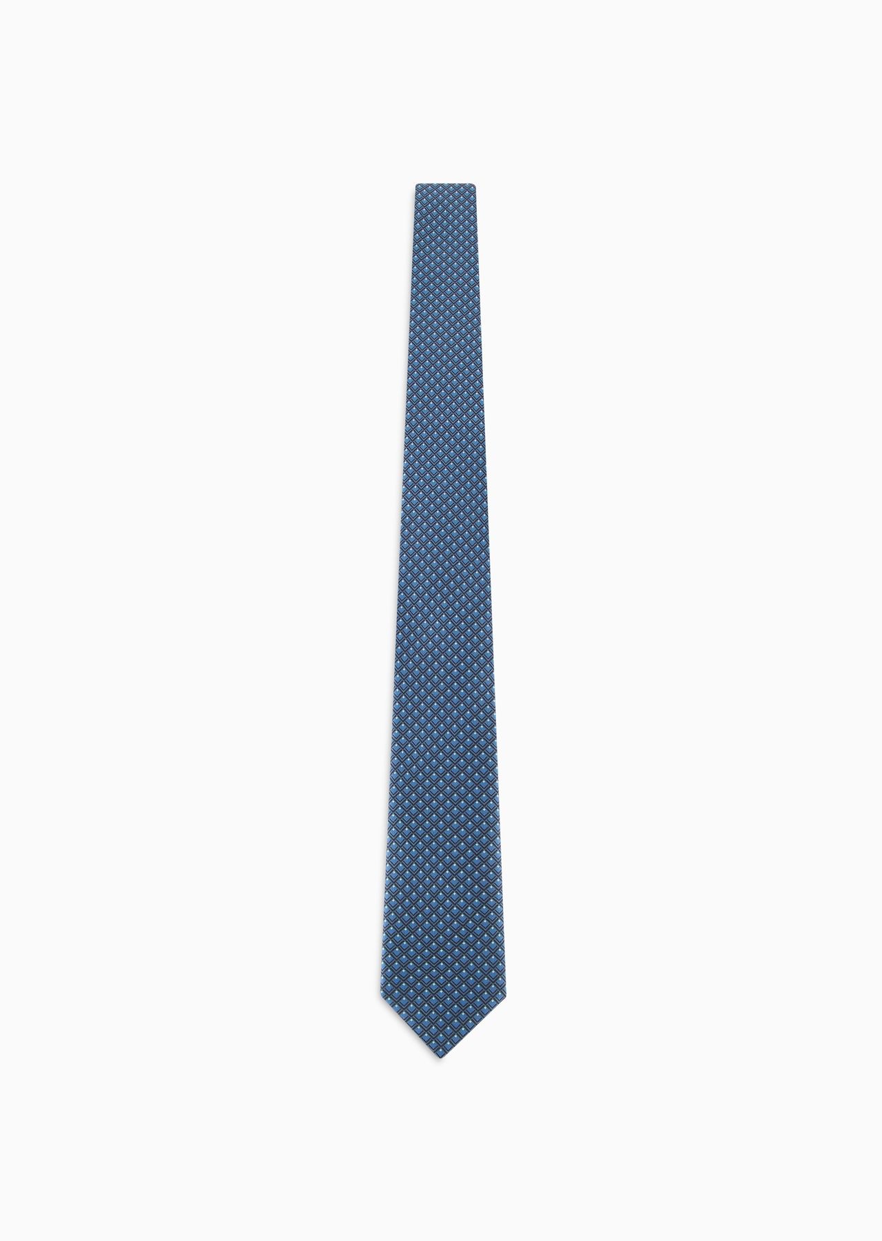 ASV printed silk tie - 1