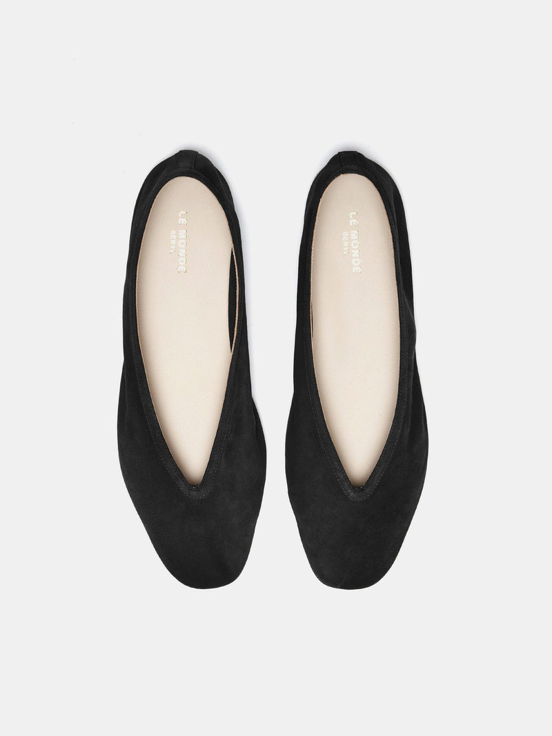 LE MONDE BÉRYL Luna Slipper / Black Suede outlook