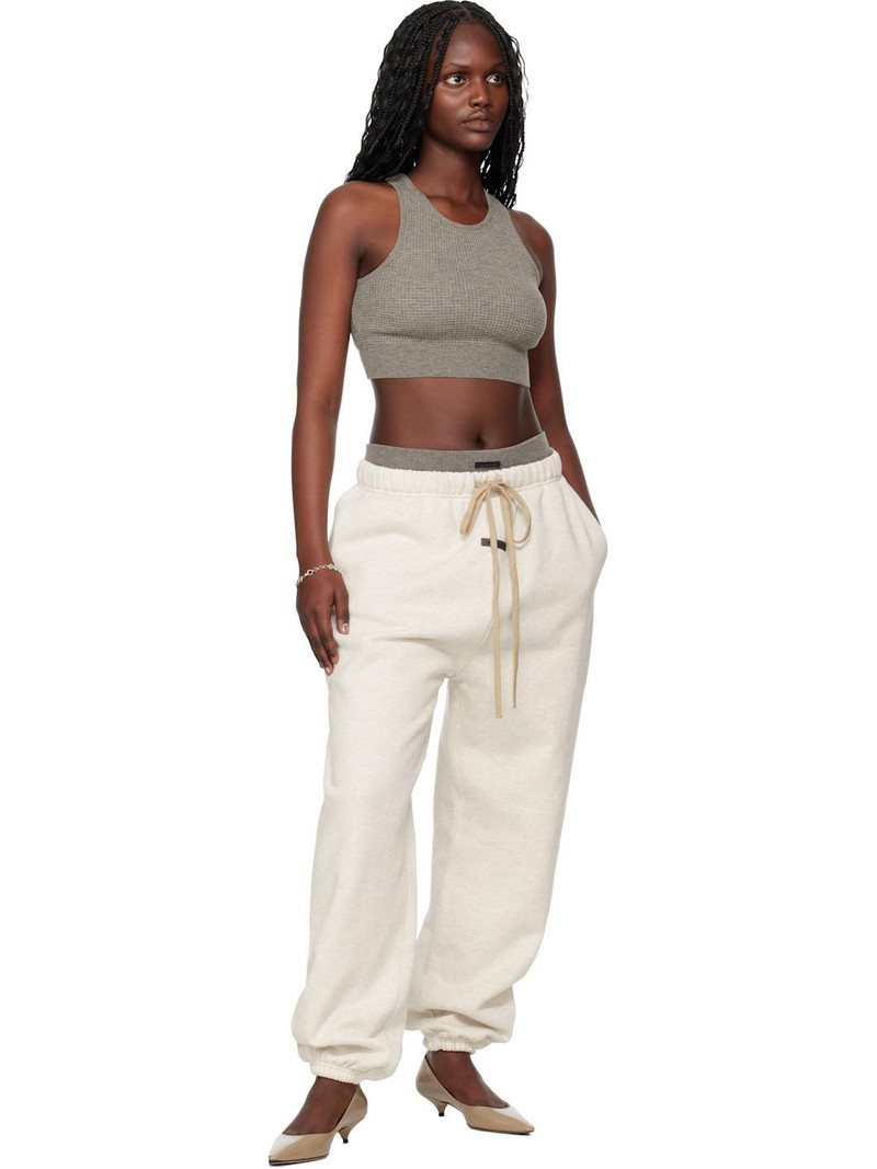 ESSENTIALS Gray Holiday Classic Lounge Pants outlook