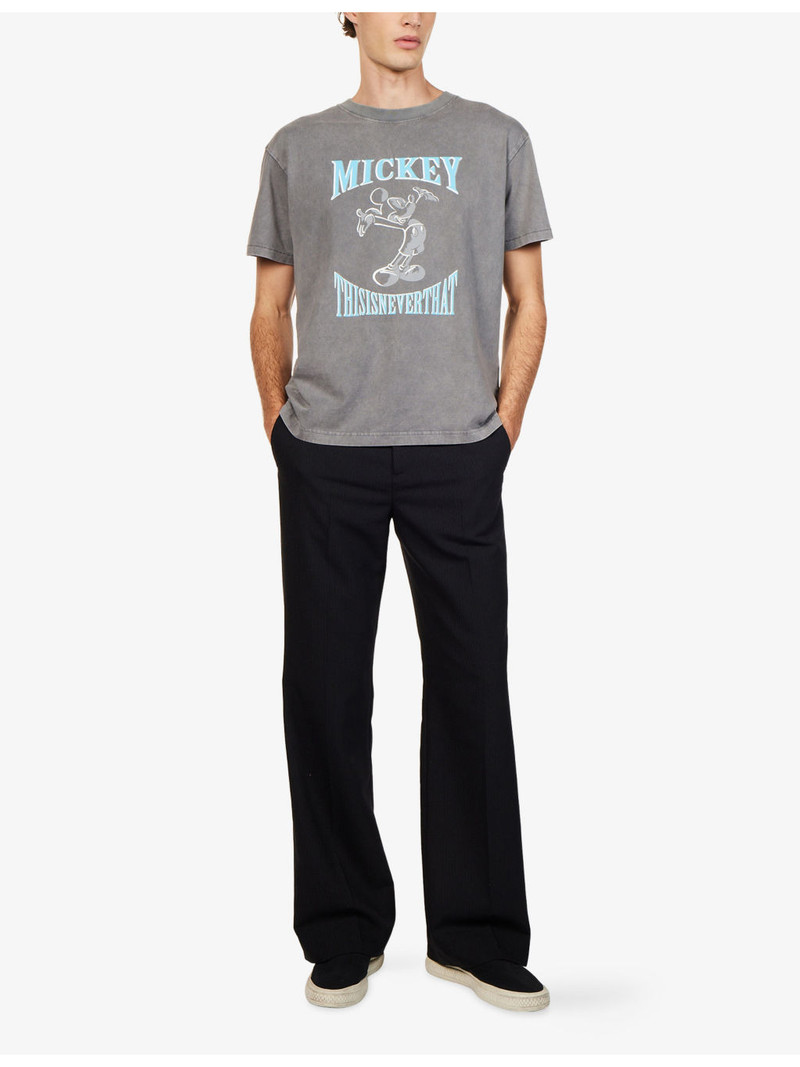 thisisneverthat® thisisneverthat x Disney Open Arms Mickey Printed Cotton T-Shirt outlook