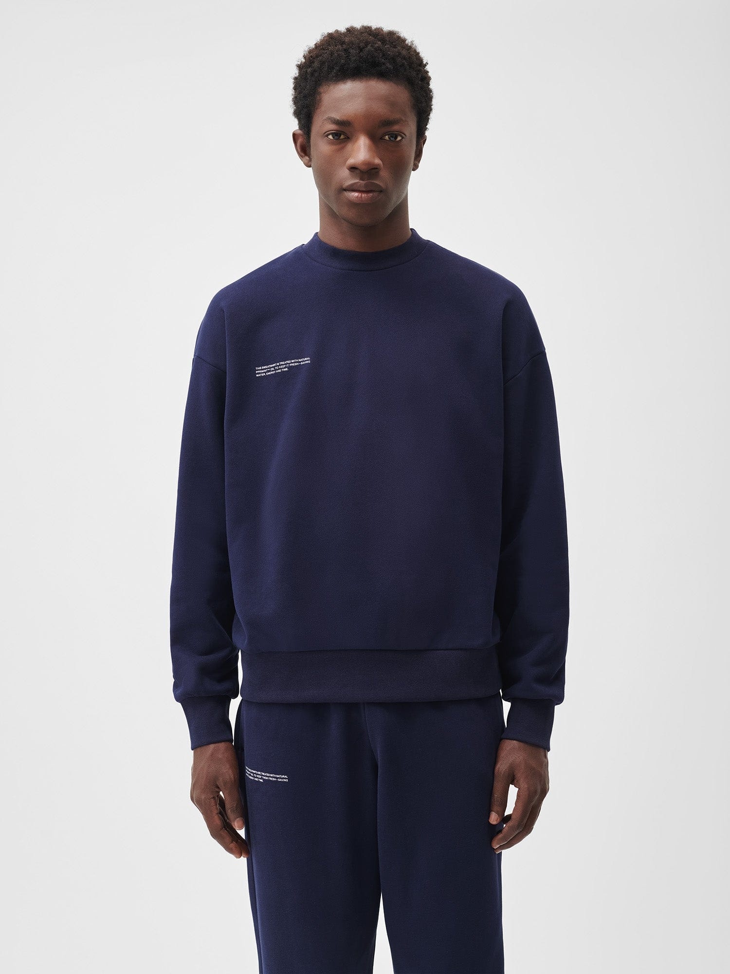 Mens 365 Midweight Sweatshirt - Navy Blue - 2
