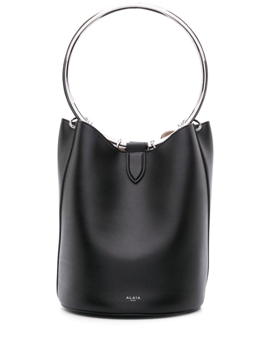 Alaïa Ring Large Leather Bucket Bag - 1