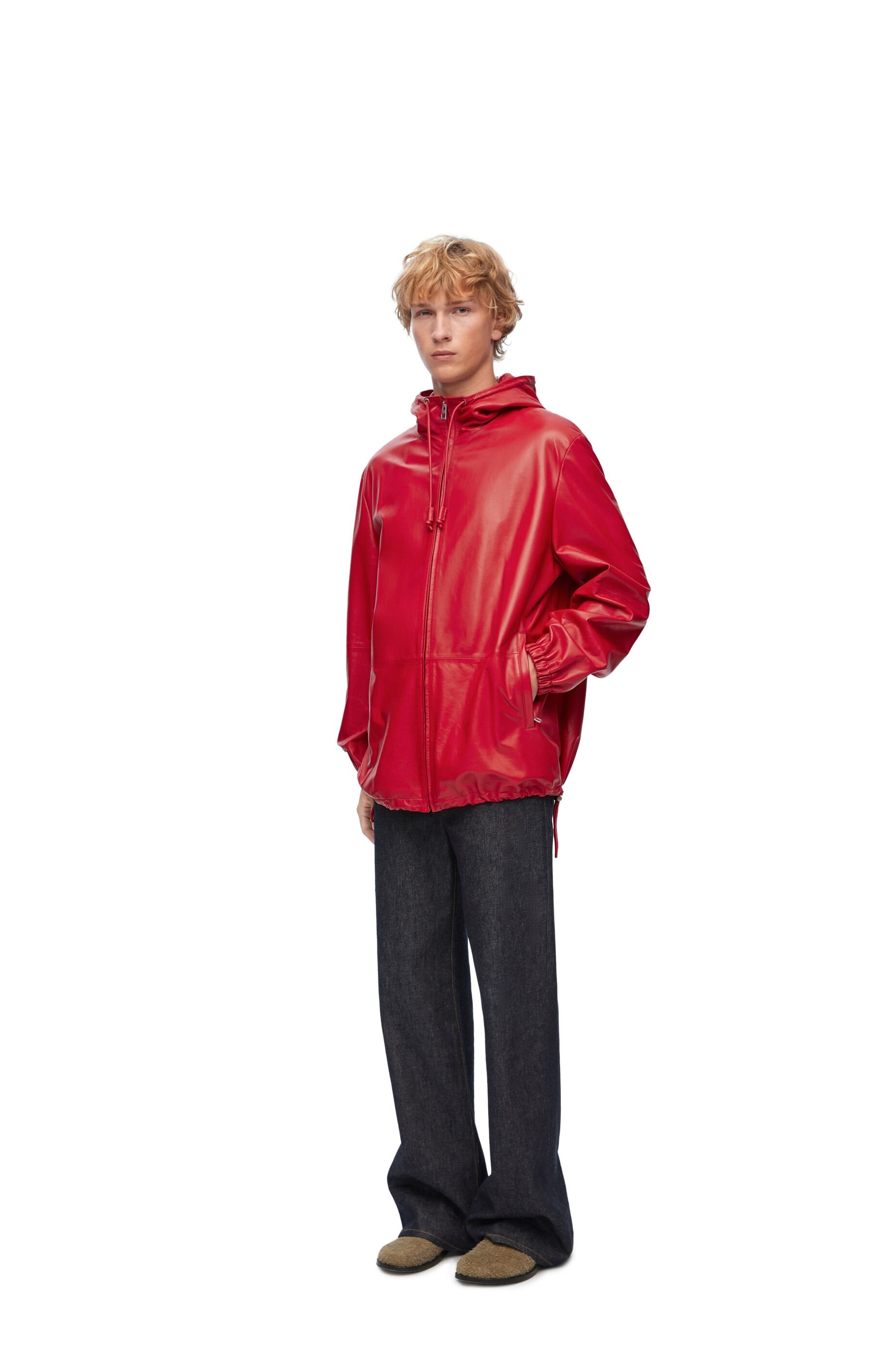 Hooded jacket in nappa lambskin - 2