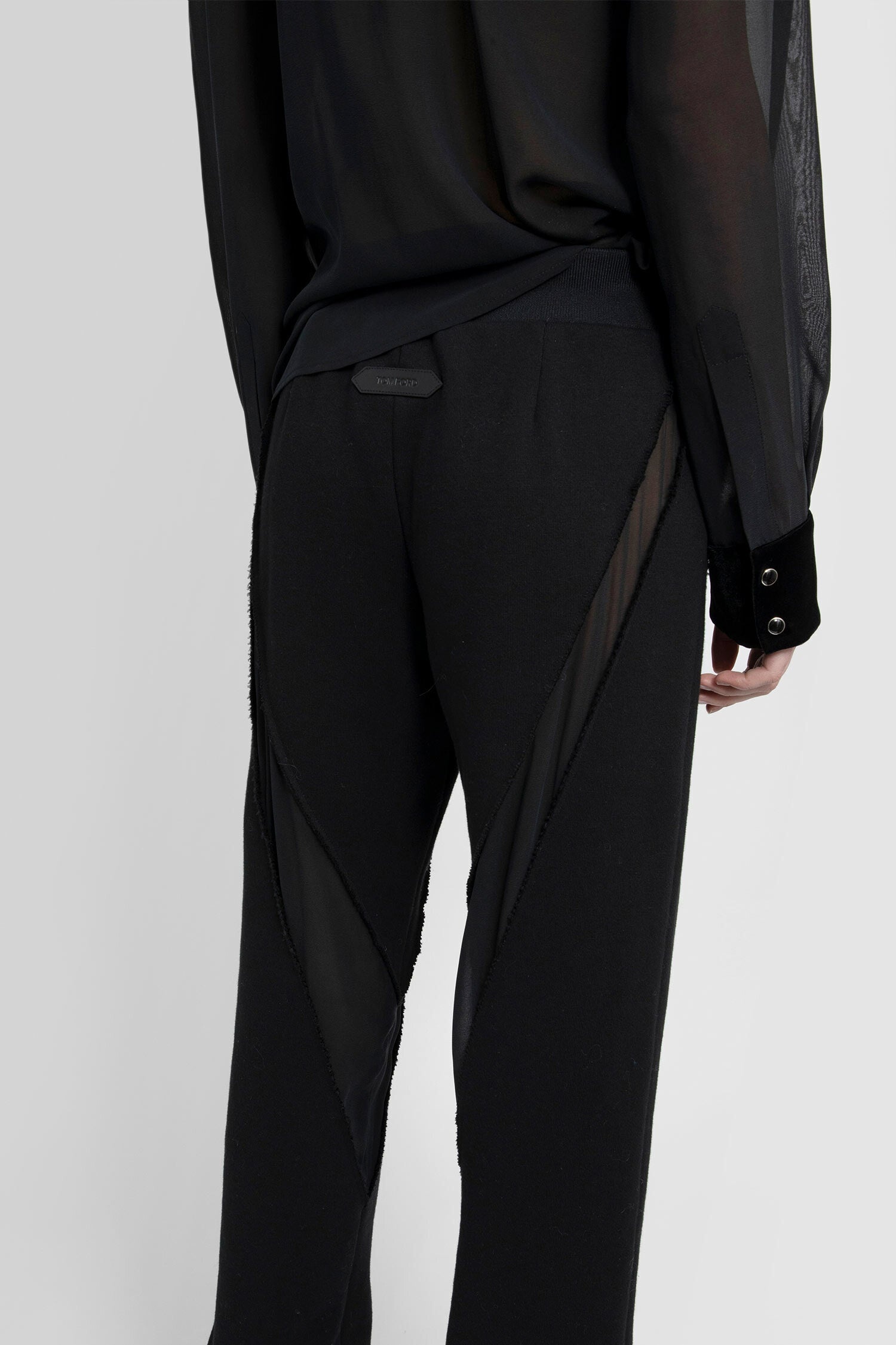 TOM FORD WOMAN BLACK TROUSERS - 5