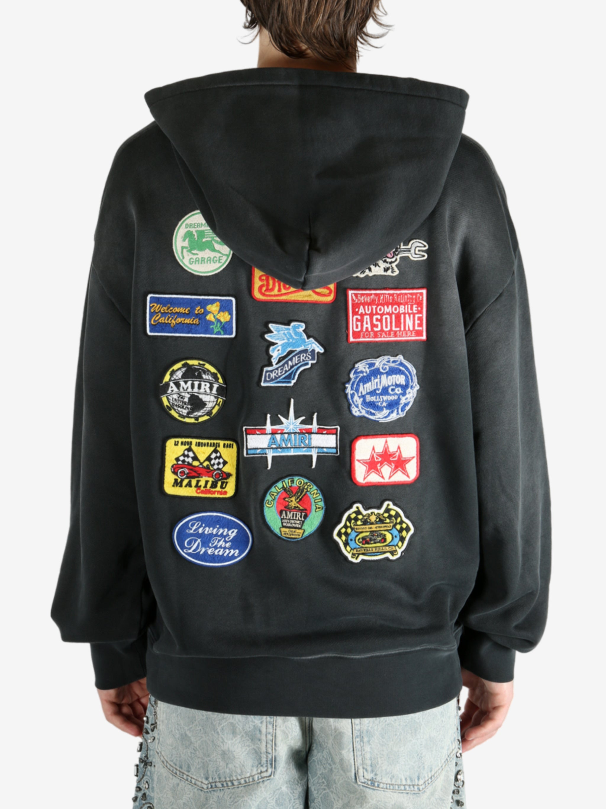 AMIRI - Men Station Patch Oversized Hoodie - 3