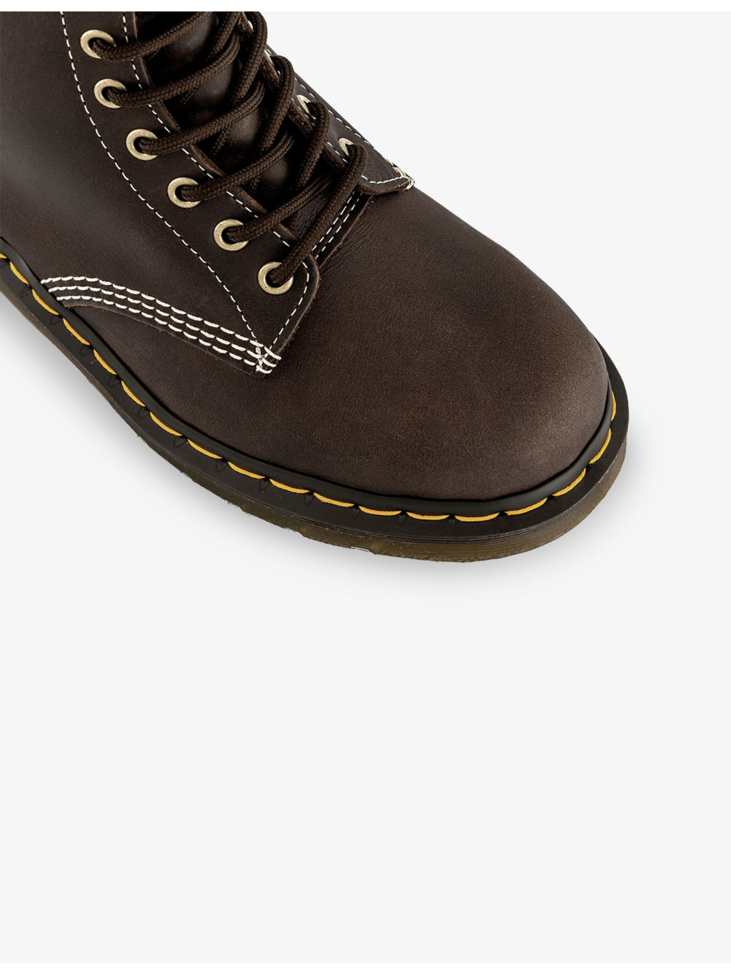 8-Eyelet Leather Suede Boots - 5