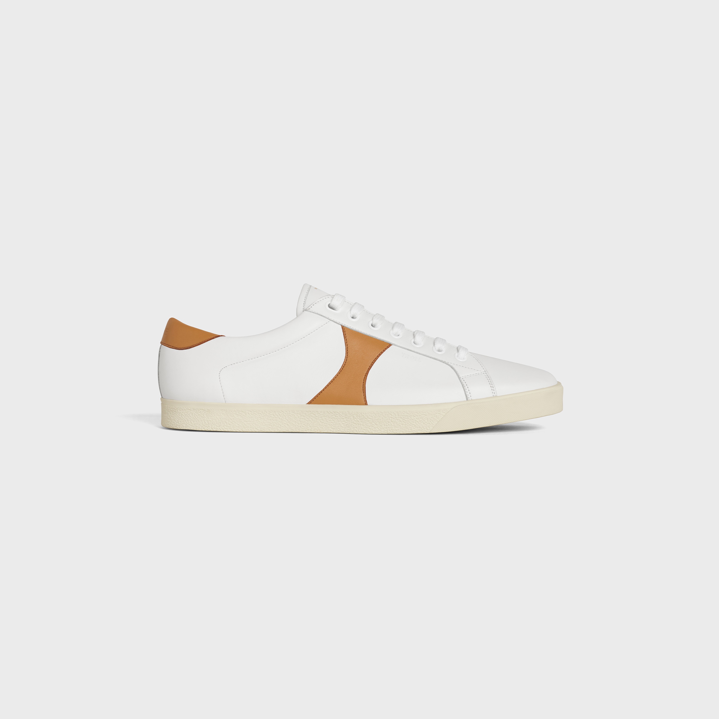 CELINE TRIOMPHE LOW LACE UP SNEAKER IN CALFSKIN - 1