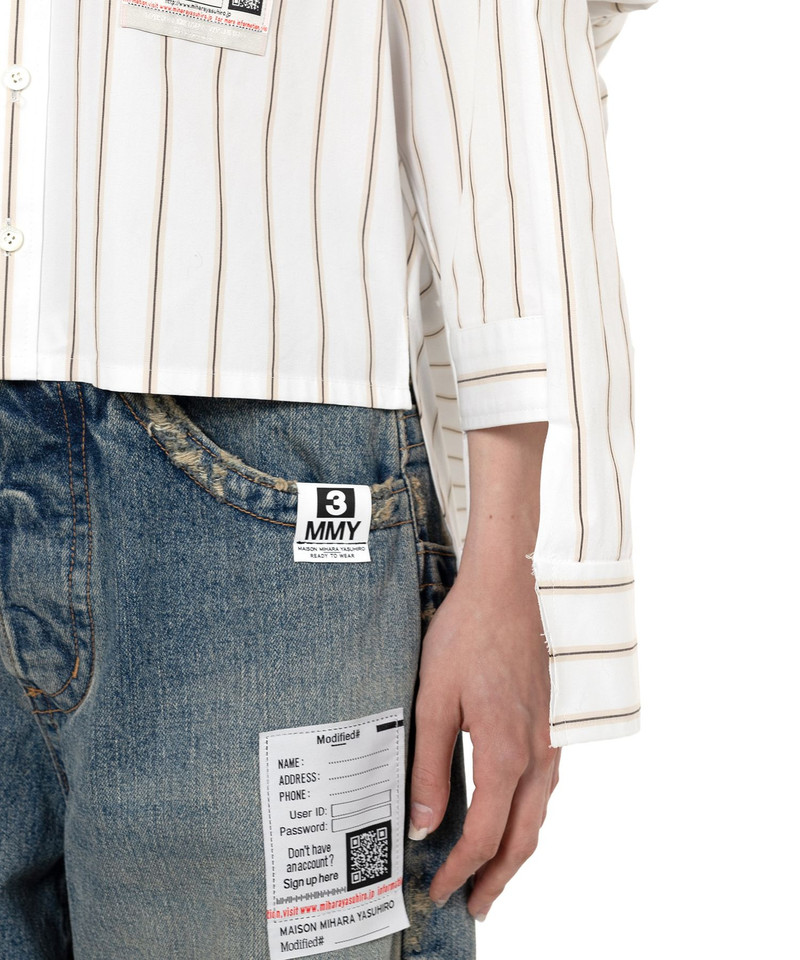Asymmetric Stripe Shirt 9