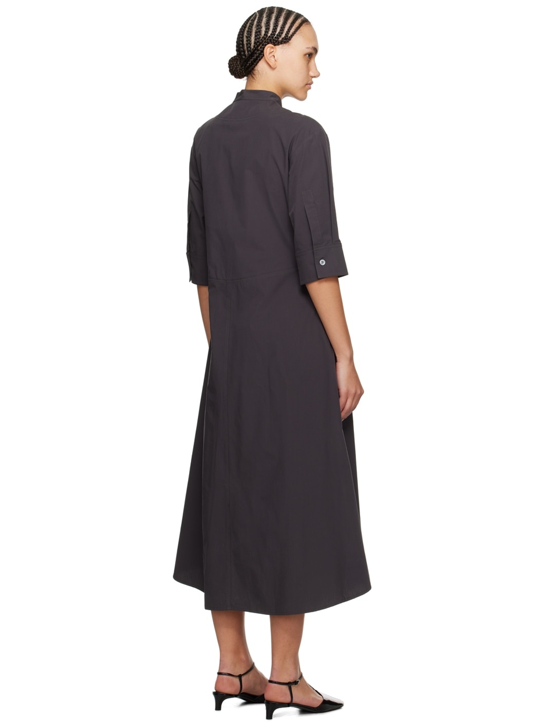 Gray Sabo Midi Dress - 3