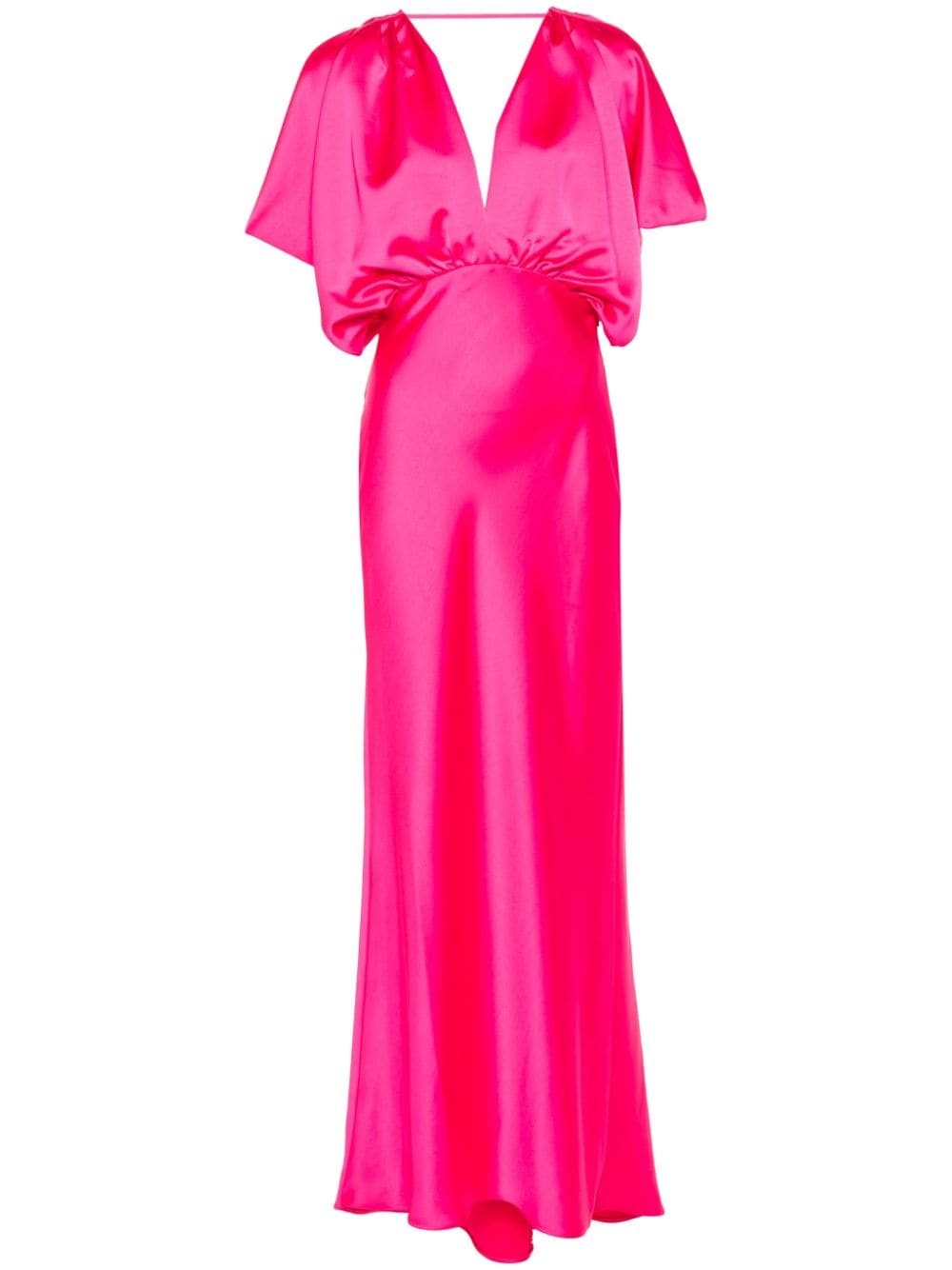 satin maxi dress - 1