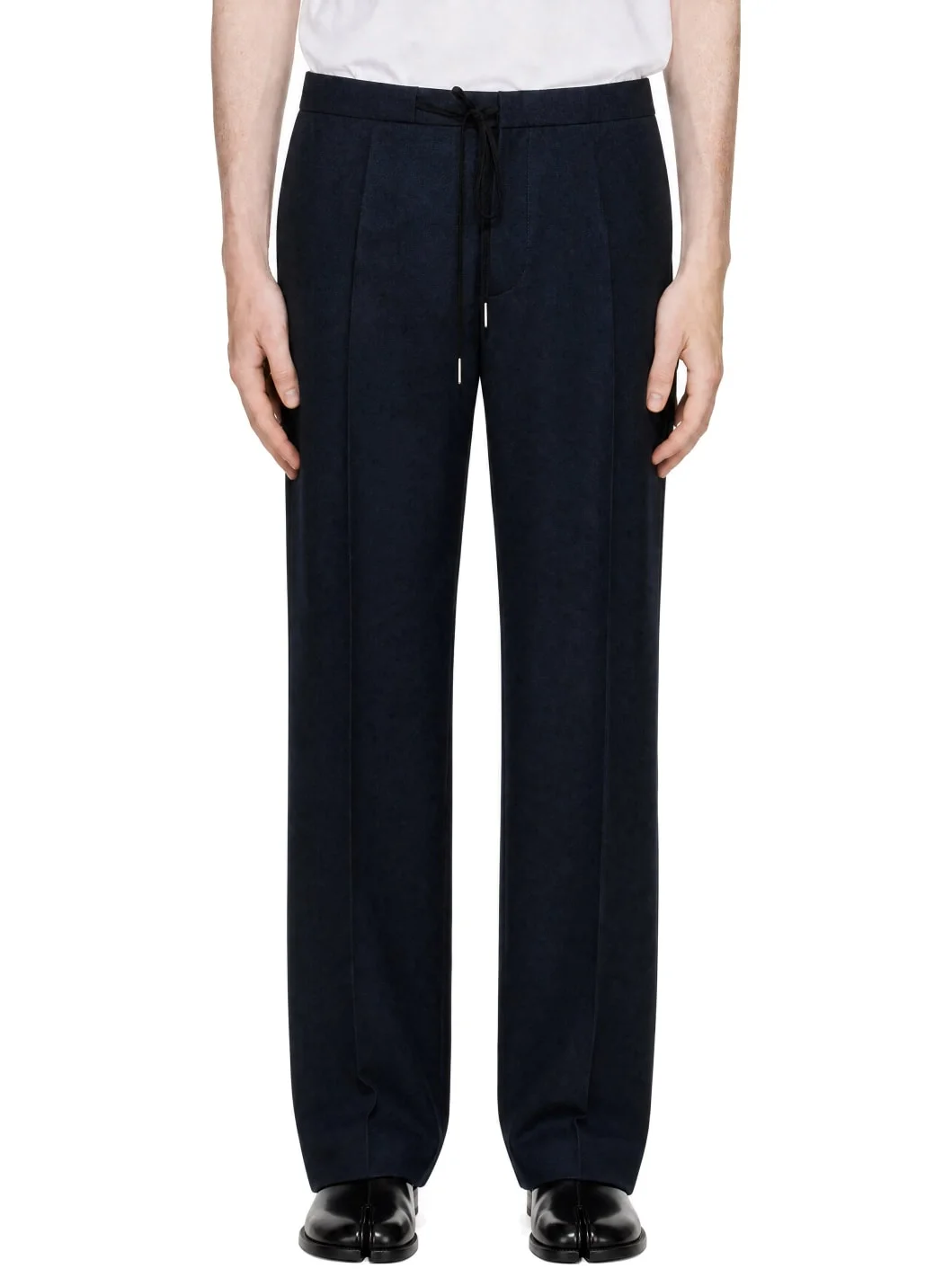 Navy Minimal Trousers - 1