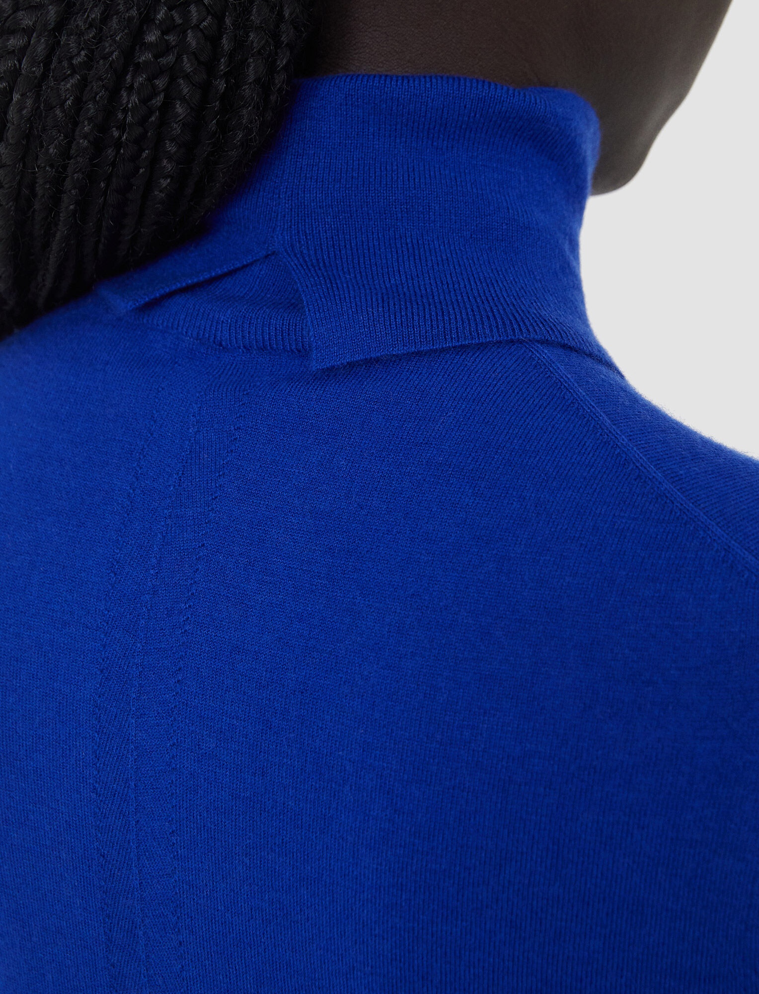 Cashmere Stretch High Neck Jumper - 4