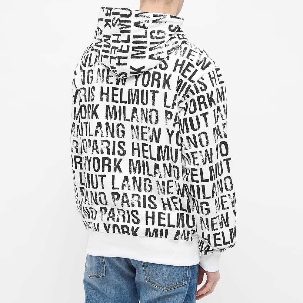 Helmut Lang All Over Logo Popover Hoody - 5