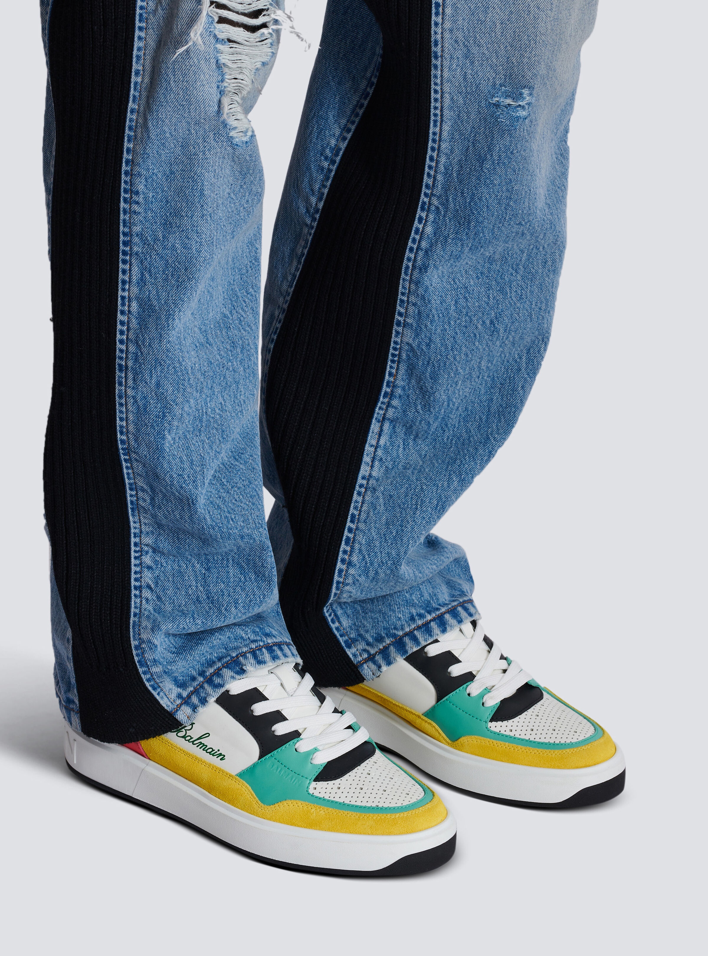 B-Court Flip trainers in calfskin - 9