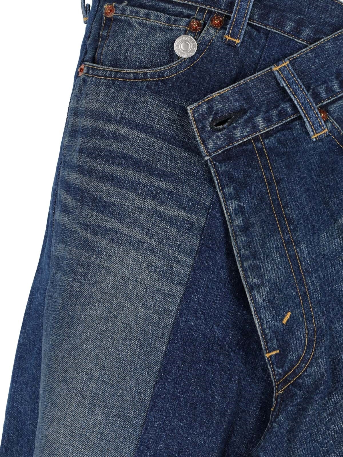 X LEVI'S STRAUSS DENIM LOGO MIDI SKIRT - 5
