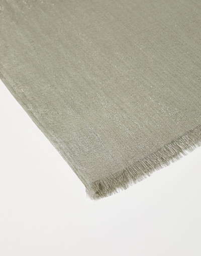 Brunello Cucinelli Cashmere and silk sparkling scarf outlook