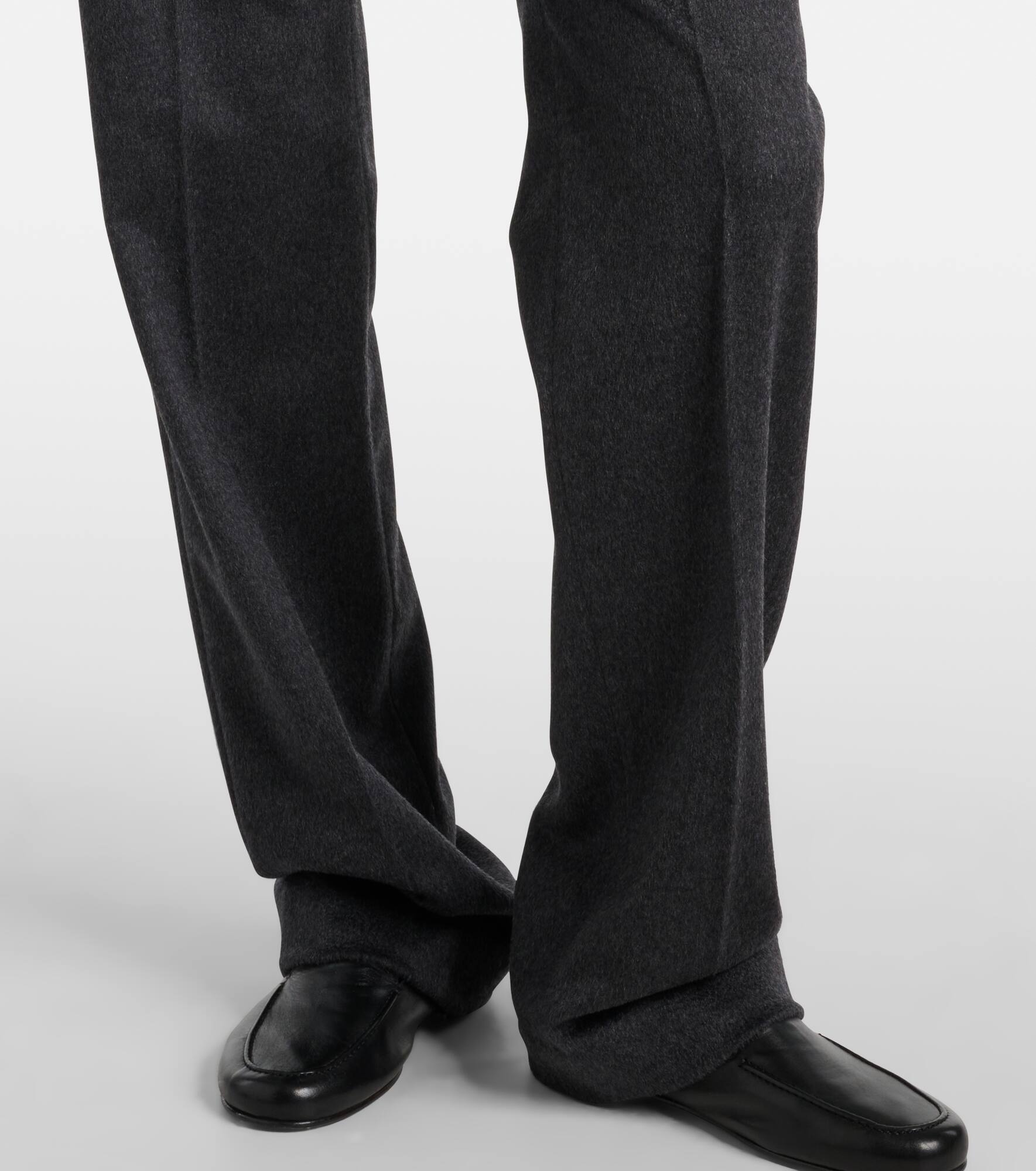Selvie cashmere straight pants - 5